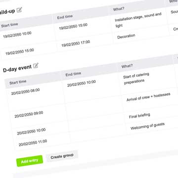 Callsheets Callsheets