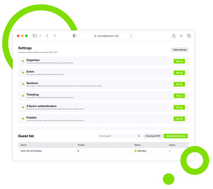 Interactief ticketdashboard met een overzichtelijke interface voor ticketbeheer.