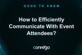 How to Communicate With Event Attendees? - Foto 1
