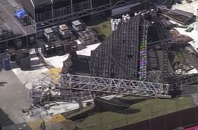 Enorme videowall stort in dag voor muziekfestival Enorme videowall stort in dag voor muziekfestival
