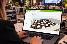 Plattegronden van eventlocaties rechtstreeks in je event software
