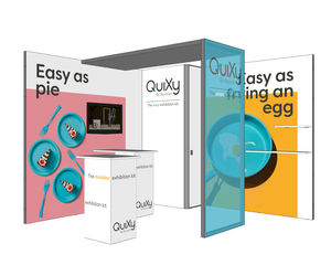 QuiXy, de nieuwe smart exhibition kit van Aluvision