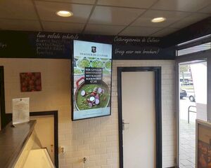 Jouw boodschap op de schermen in de etalages van winkels? Jouw boodschap op de schermen in de etalages van winkels?