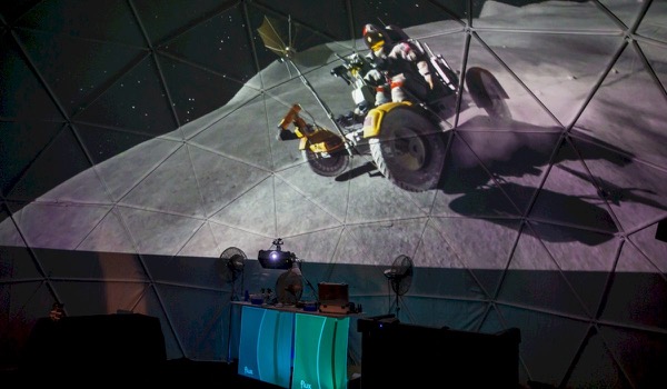 360-graden Dome Projectie die alle zintuigen prikkelt 360-graden Dome Projectie die alle zintuigen prikkelt