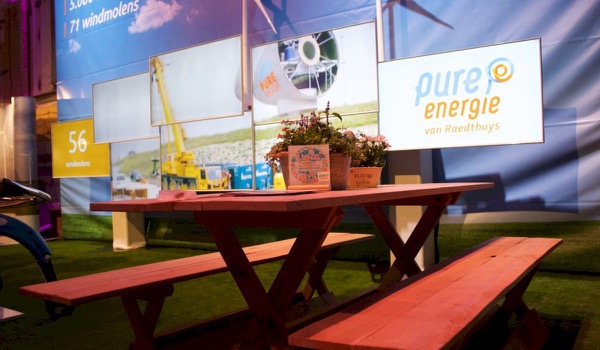 Stijlvolle eyecatcher voor beurstands en events Stijlvolle eyecatcher voor beurstands en events