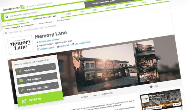 Met meer usability en 4K pimpen we het bedrijfsprofiel van 6.000 eventbedrijven Met meer usability en 4K pimpen we het bedrijfsprofiel van 6.000 eventbedrijven