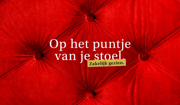 Op het puntje van je stoel Op het puntje van je stoel