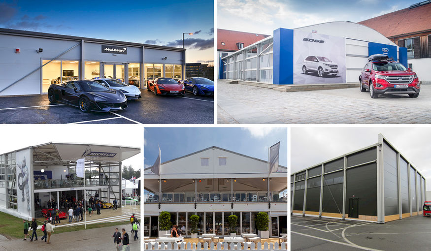 TOP 5 - Tijdelijke accommodaties voor de Automotive TOP 5 - Tijdelijke accommodaties voor de Automotive