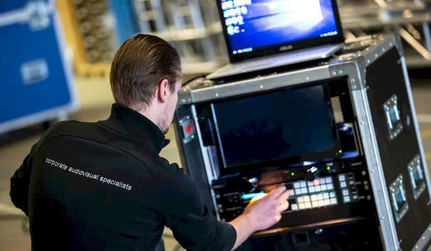 Onderscheidende audiovisuele techniek voor jouw beursstand zonder hoge kosten Onderscheidende audiovisuele techniek voor jouw beursstand zonder hoge kosten
