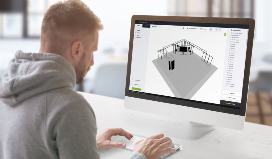 Creatie & opvolging beMatrix standen wordt kinderspel met de beCAD Online Design Tool Creatie & opvolging beMatrix standen wordt kinderspel met de beCAD Online Design Tool