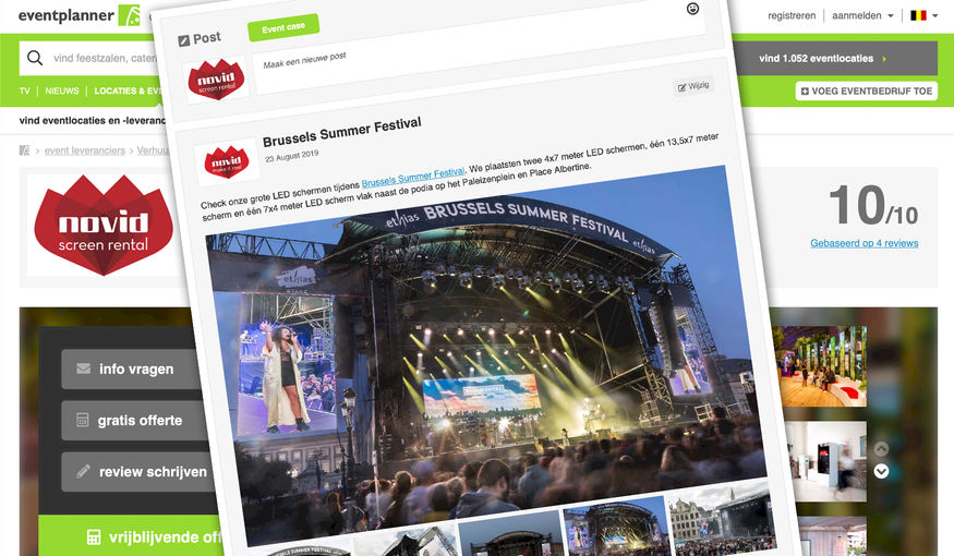 Nieuwe eventplanner.be /.nl gaat 'social' Nieuwe eventplanner.be /.nl gaat 'social'